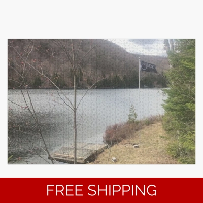 Le Studio Jigsaw Puzzle Lake Perry October 2020 Flag